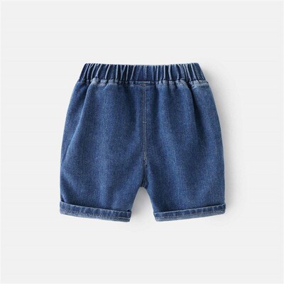 Summer Denim Boys Five-point Pants New Handsome Casual Pants