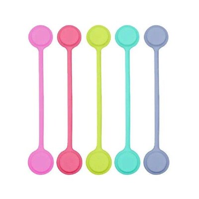 Accessories Reusable Rubber Twist Ties Cable Manager Keeper