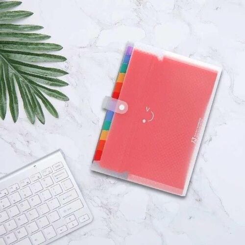 7/13 Compartments A4 File Folder With Labels Storage Of