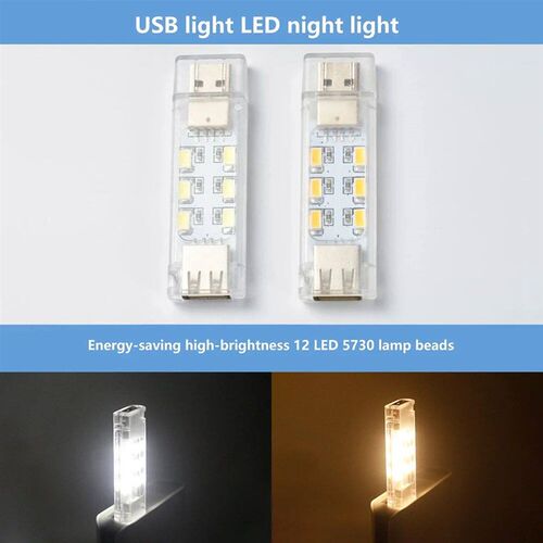 Portable LED Lights USB Night Light Room Decor Mini Table De