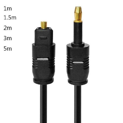 Connector Digital 3.5mm to Toslink Optical Fiber Cord Audio