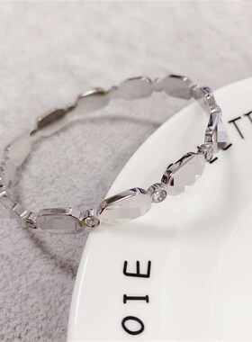 Sweet Fashion Full Diamond Zircon Titanium Steel Fade Rose G
