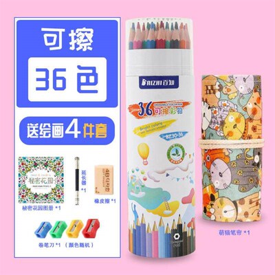 colour pencil painting students use 48 colour pencils with a