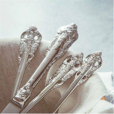 Stainless Steel Knife Fork Spoon Flatware Set Palace