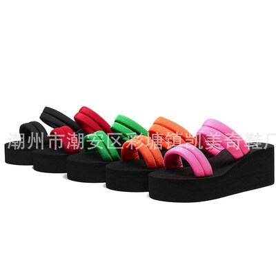 Comfy OpenToe Slippers w Sponge Band AntiSlip Sole for Fall