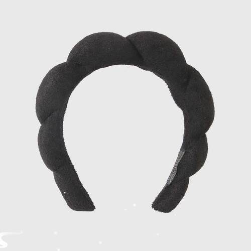 Towel flannel fabric high cranial top twist hairband fashion