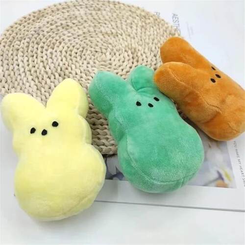 Peeps Plush Bunny Rabbit Peep Easter Toys, Goodie Bag Filler