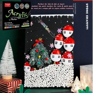 60 Colors Acrylic Paint Pens Markers Permanent Markers for R