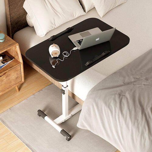 Bedside desk foldable rotatable adjustable laptop table
