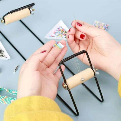 Weaving Beading Loom Easy-to-Use DIY Tool with Elastic Band