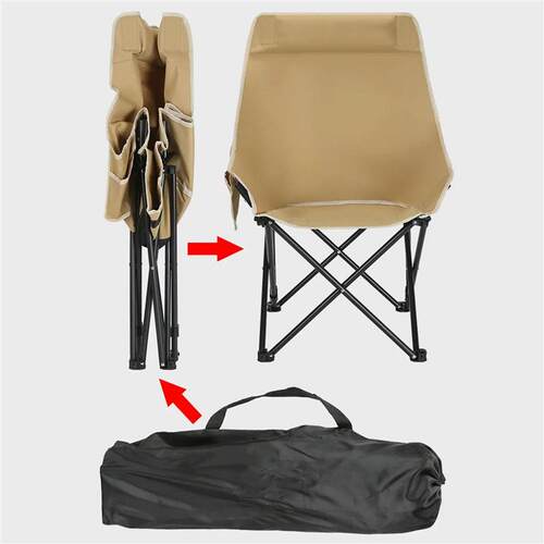 Folding Chairs Heavy Duty Moon Chair with Carry Bag, Outdoor