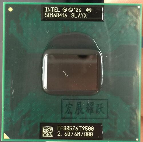 Core 2 Duo T9500 notebook  CP Laptop  processor CP  PGA 478