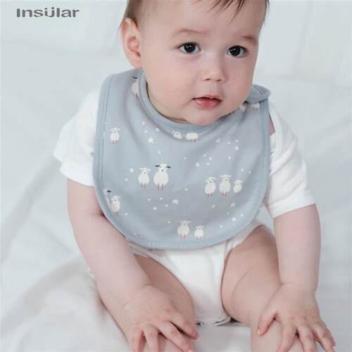 3pcs/set Baby Girl Boy Feeding Bibs Waterproof Apron Cartoon
