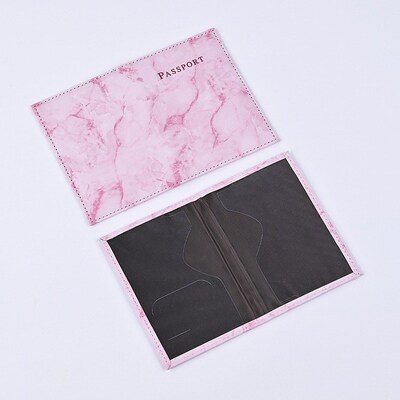 New Women Cute Leather Passport Cover Air Tickets for Cards