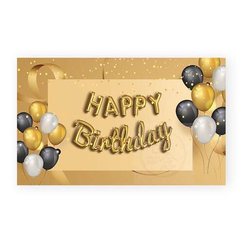 。Happy Birthday Banner background cloth party party atmosph