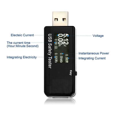 USB Safety Tester,Power Meter Tester Multimeter Current and