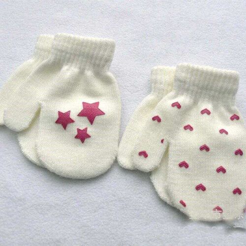 Knitted gloves mitten Baby Winter Gloves Infant baby mittens