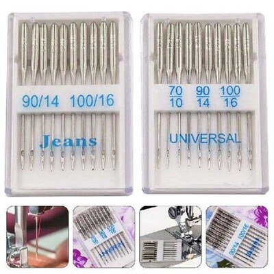2 Boxes Sewing Machine Accessories Needles Quilting
