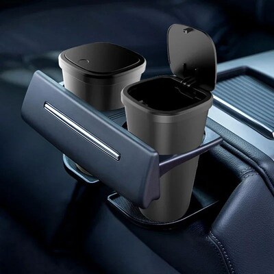 EAFC 650ML Car Garbage Bin Ashtray Dust Case Holder Click Op