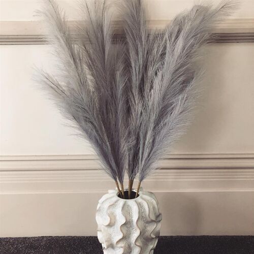 1Pcs 45cm Artificial Pampas Grass Bouquet New Year Holiday W