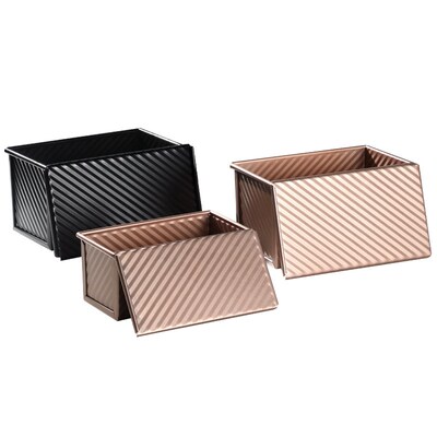 Toast Box Mold Loaf Pan Bellows Bread Baking Tool Cake吐司盒