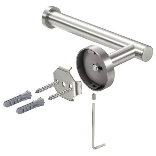 304 Stainless Steel Toilet Roll Paper Storage Holder Wall Mo