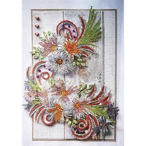 5D DIY Diamond Mosaic Partial Drill Drawing Kit Flower