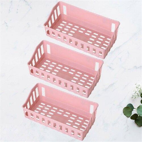 3pcs Bathroom Shower Wall Storage Shelf Organizer Basket