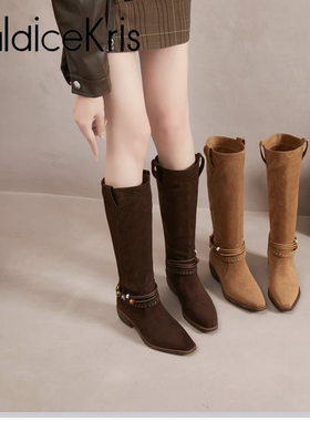 CC 冬季新款复古休闲短靴软底堆堆靴时尚潮牌  25821