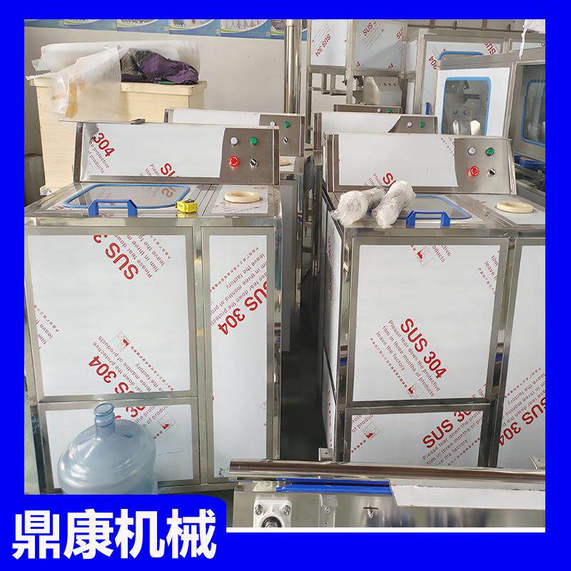 厂家直供半自动拔盖刷桶机桶装水拔盖机刷桶机半自动大桶水刷桶机