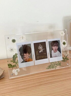 Acrylic Photo Frame Transparent Magnetic Picture Frame Kpop