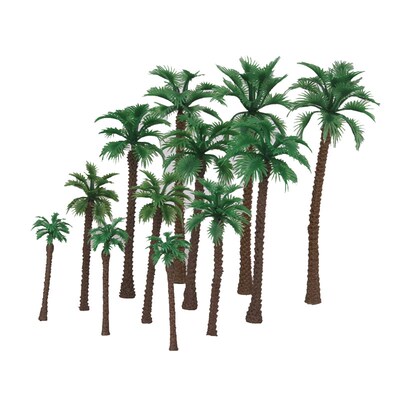 12Pcs Palm HO N Z Artificial Rainforest ama for Projects Mod
