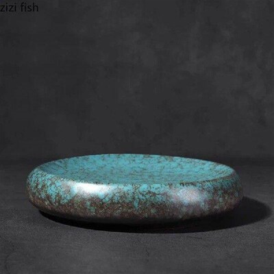 Retro Kiln Changes Ceramic Dinner Plate Creative Household