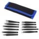 Canvas Bag Set 11Pcs Steel Tweezers Stainless Strai Accuracy
