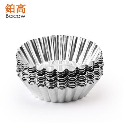 10pcs Cupcake Egg Tart Mold Pudding Cake Baking Pastry Mould