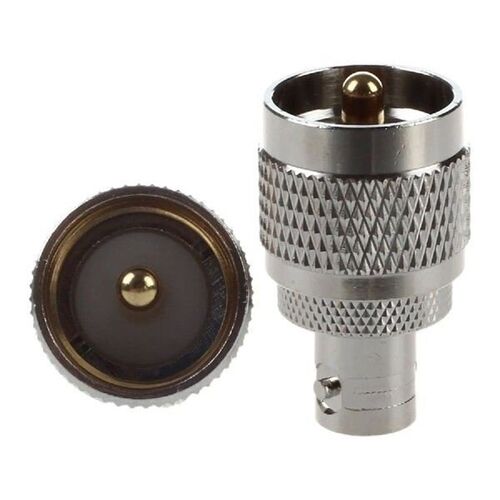 2pcs RF coaxial coax adapter BNC female to UHF male PL259