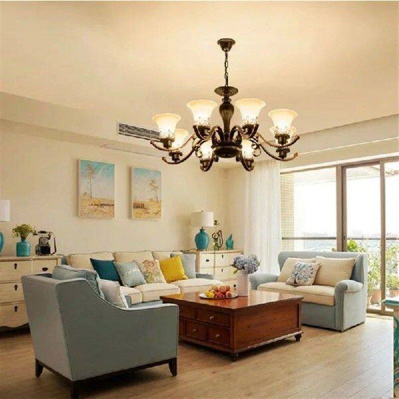 Luxury home Chandeliers retro creative dining room - 实物图