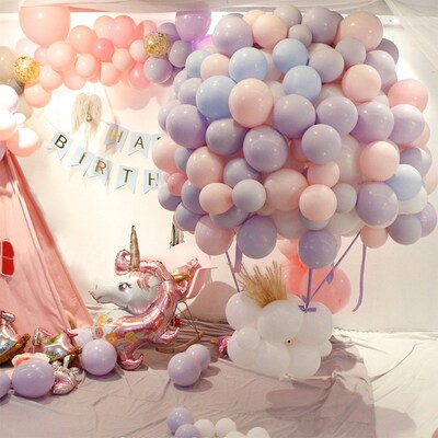 100pcs Pearl Helium Latex Balloons party decor 2.2g+free pum