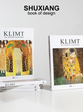Klimt小本克林里姆特英文原版油画酒店艺术书装饰品画册摆件书本