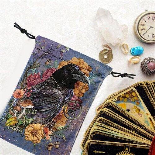 Tarot Deck Bags Drawstring Storage Bags Velvet 5X7Inches