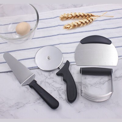 Dough cutter beater pizza knife shovel set baking tool 切刀