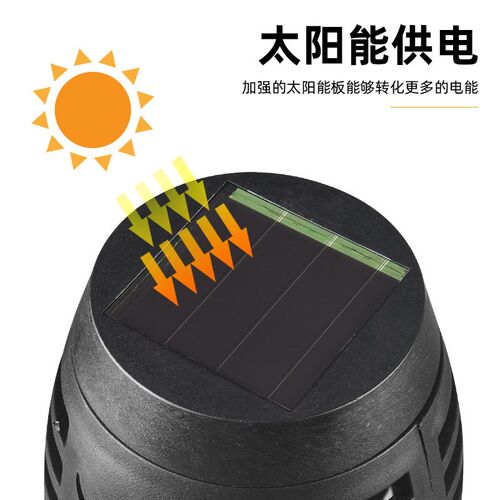 7-color Purple Blue Mini Solar Courtyard Flame Light Outdoor