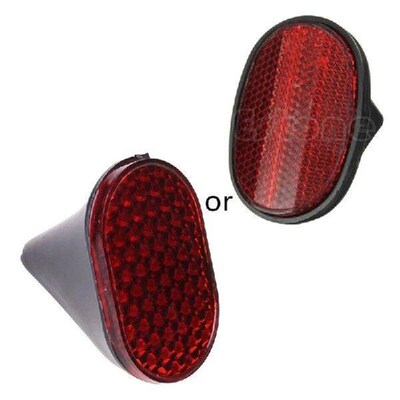 Red Bicycle Bike Rear Fender Safety Warnning Reflector Tail