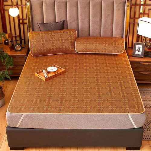 Summer mat ice silk rattan mat 1.8m bed double single mat 1.