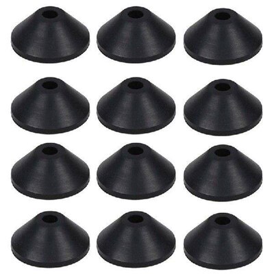 12Pcs Conical Toilet Rubber Washer Beveled Gasket Sealing
