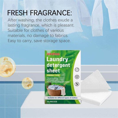 JAKEHOE Clothing Cleaning Sheets - Gentle and Effective for