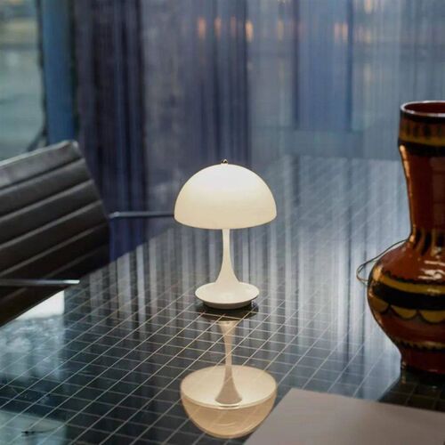 Wireless rechargeable lamp Portable Metal LED Dimming Metal