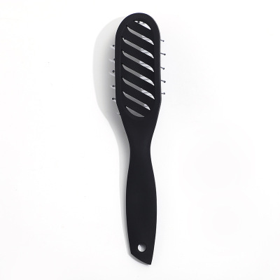 Barber Arc Massage Modeling Comb Wide Tooth Curved Curling H