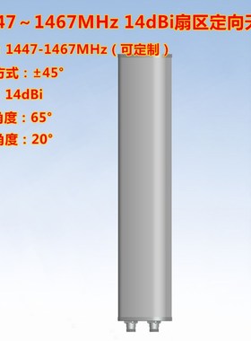 联必达17~17MHz 51dBi 极化扇区定向天线1.G板状天线