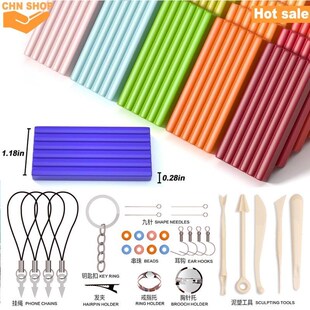 Polymer Clay 50 Colors Modeling Clay for Kids DIY Kits Gift